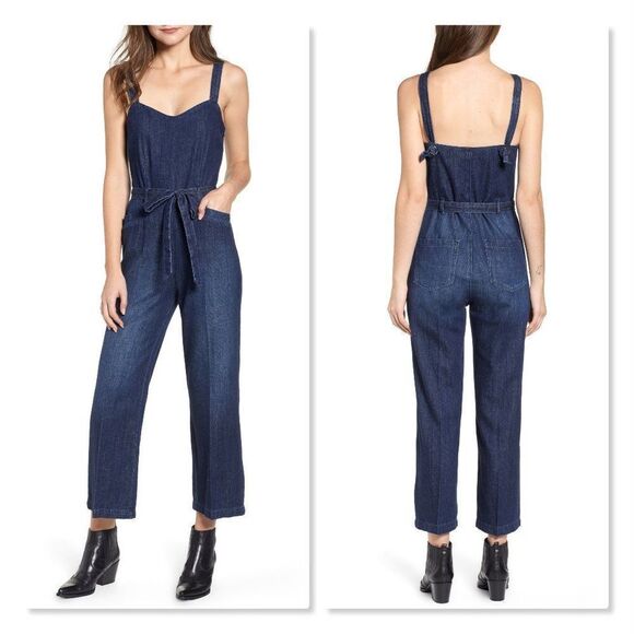 PAIGE Emma Denim Jumpsuit size XS.  Excellent, gently worn condition - Picture 1 of 15